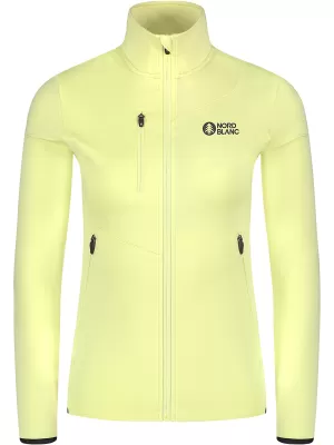Dámska powerfleece mikina NORDBLANC CRISP NBSFL8338 ŽLTÁ