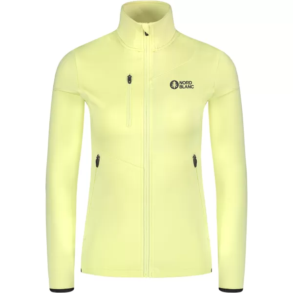  Dámska powerfleece mikina NORDBLANC CRISP NBSFL8338 ŽLTÁ 