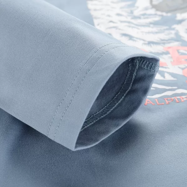  Pánske rýchloschnúce tričko ALPINE PRO STANS ASHLEY BLUE VARIANT PE 