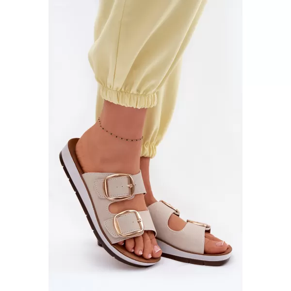  Dámske šľapky INBLU CP000061 BEIGE 