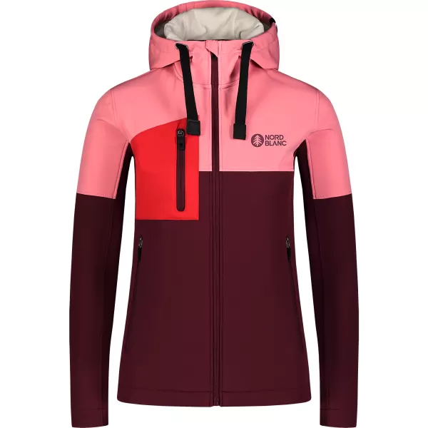 Dámska mikina NORDBLANC HIDA NBSSL8342 RUŽOVÁ 