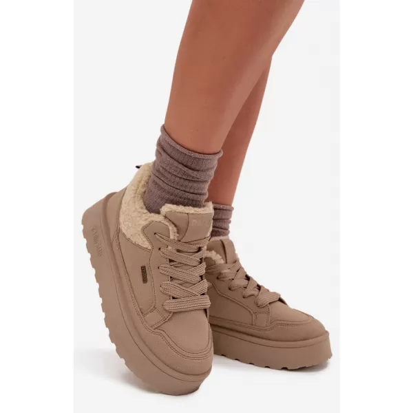  Dámske snehule BIG STAR SHOES SS274105 BEIGE 