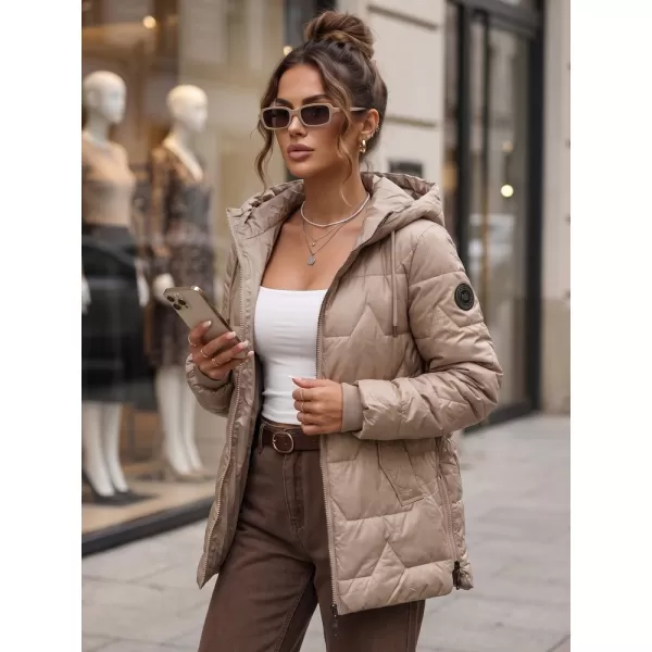  Dámska bunda DSTREET TY5799 KARAMELOVÁ 