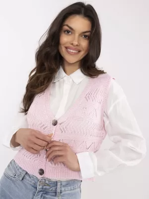 Dámsky sveter SUBLEVEL D93076J90849A BRIGHT PINK