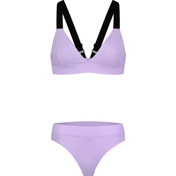  Dámske bikiny - spodný diel NORDBLANC ETHEREAL NBSSS8241 FIALOVÁ 