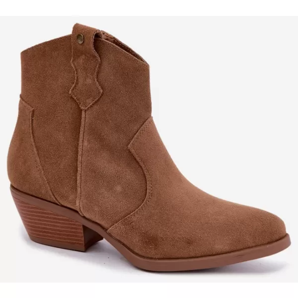  Dámske členkové topánky BIG STAR SHOES TT274953 BÉŽOVÁ 