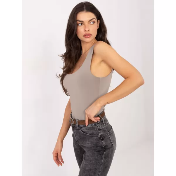  Dámsky top SUBLEVEL D12099M02803A DARK BEIGE 