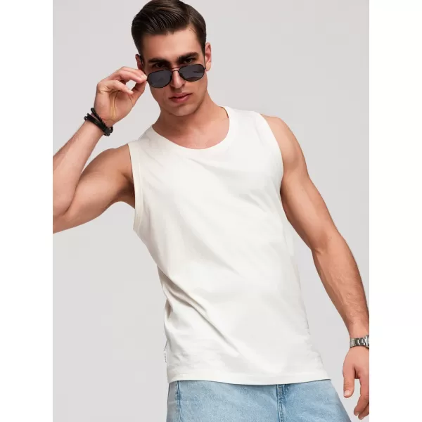 Pánske tielko OMBRE OM-TSBT-0272 WHITE 