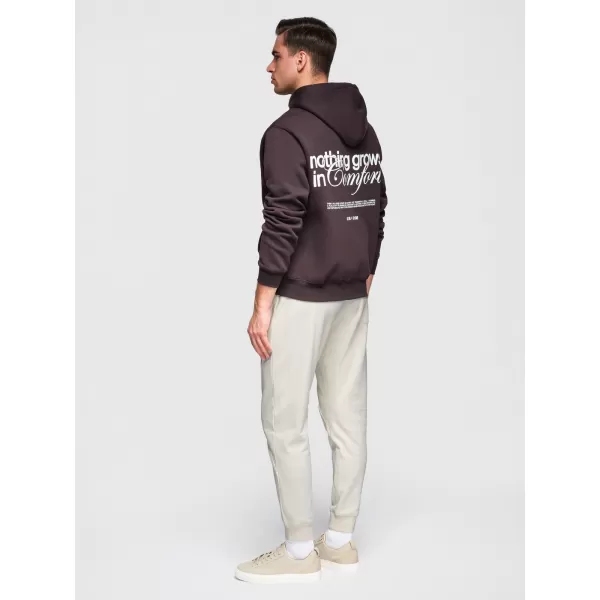  Pánske tepláky OMBRE OM-PABS-0305 CREAM 