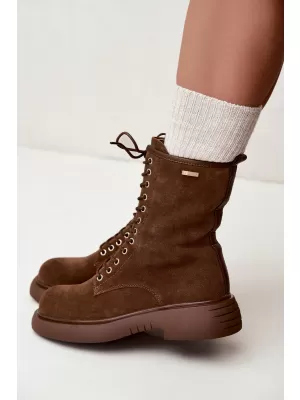 Dámske topánky BIG STAR SHOES UU274611 BROWN/BEIGE