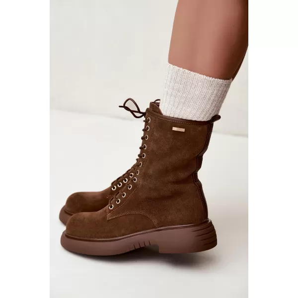  Dámske topánky BIG STAR SHOES UU274611 BROWN/BEIGE 