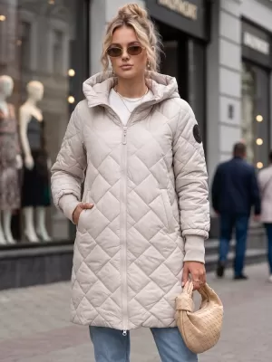 Dámska bunda DSTREET TY5864 SVETLO ŠEDÁ