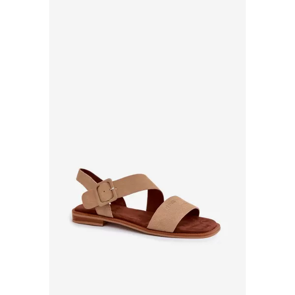  Dámske sandále BIG STAR SHOES TT274491 BEIGE 