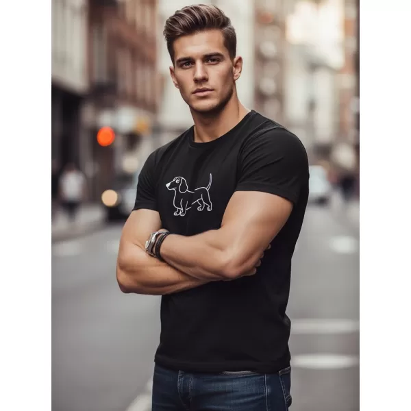  Pánske tričko DSTREET NX0221R-BK ČIERNA 