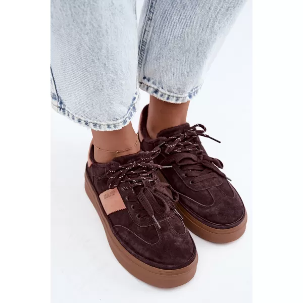  Dámske tenisky BIG STAR SHOES UU274770 BROWN/BEIGE SHADOWS 
