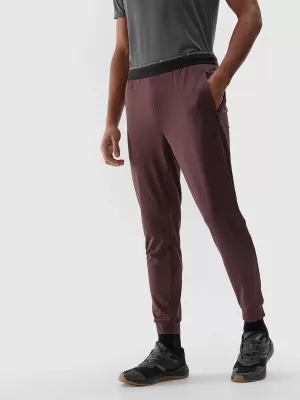 Pánske nohavice 4F WAW25TTROM1251 DARK BROWN