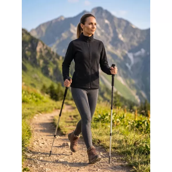  Dámska micro fleece mikina MALFINI FACTOR 853 ČIERNA 