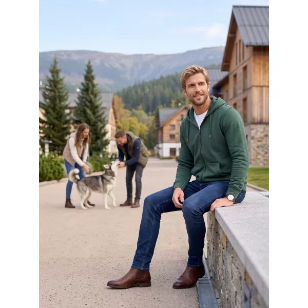  Pánska mikina ALTISPORT NP/ALMST45001 BOTTLE GREEN 