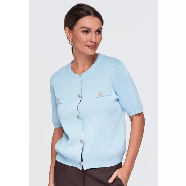  Dámska blúzka OMBRE OW-TS-E0084 BLUE 