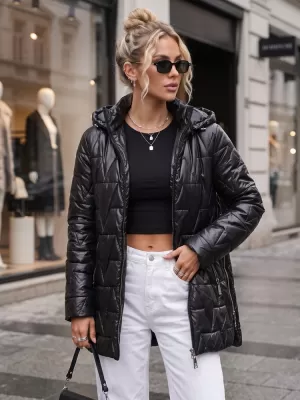 Dámska bunda DSTREET TY5795 ČIERNA
