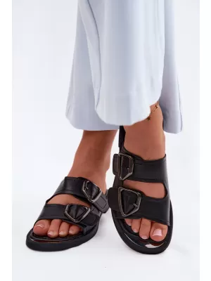 Dámske šľapky VINCEZA 62304 BLACK