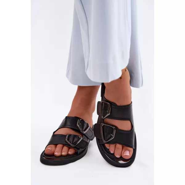  Dámske šľapky VINCEZA 62304 BLACK 