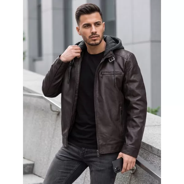  Pánska bunda DSTREET TX5148 HNEDÁ 