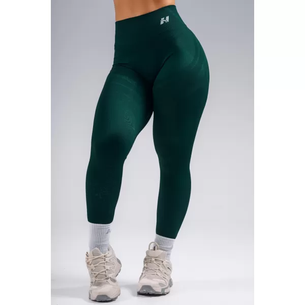 High-waist extra push-up legíny NEBBIA PRIMAL 850 DARK GREEN 