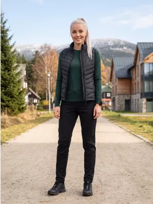 Dámske softshellové nohavice ALPINE PRO ABARA 2 BLACK
