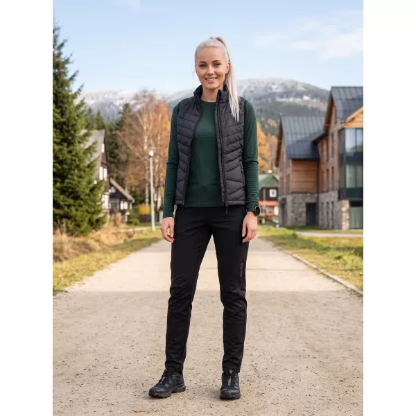  Dámske softshellové nohavice ALPINE PRO ABARA 2 BLACK 