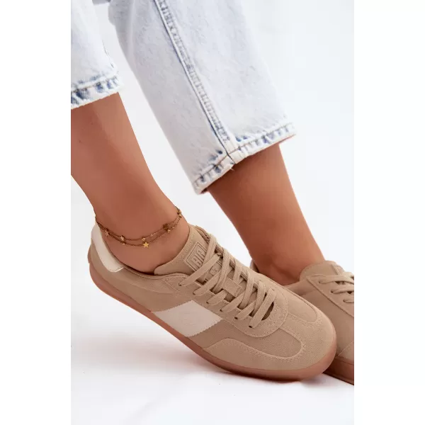  Dámske tenisky BIG STAR SHOES UU274009 BEIGE 