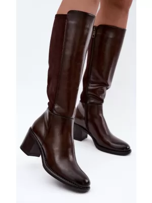 Dámske čižmy VINCEZA 58652 BROWN