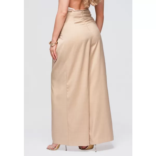  Dámske nohavice OMBRE OW-PA-E0014 TAUPE 