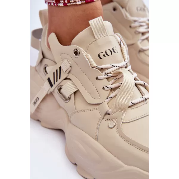  Dámske športové topánky GOE MM2N4015 BEIGE 