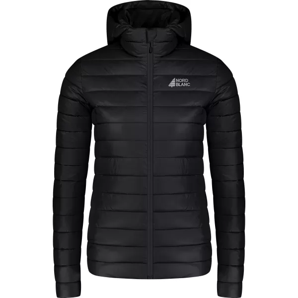  Dámska prešívaná bunda NORDBLANC NIMBUS WJL8395 ČIERNA 