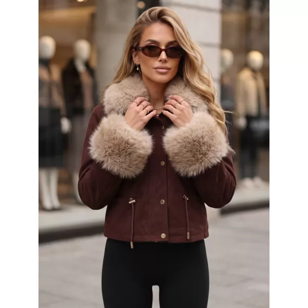  Dámska bunda DSTREET TY5706 BORDOVÁ 