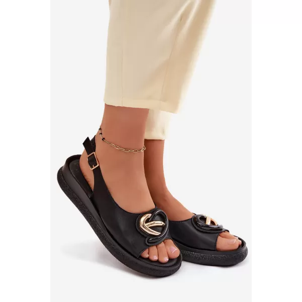  Dámske sandále S.BARSKI KV61-6047 BLACK 