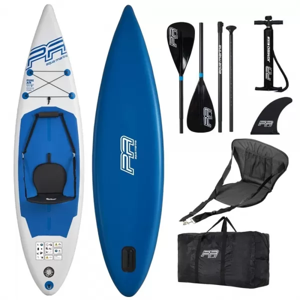  Paddleboard AQUA MARINA Pure Air Combo 11 - 2022 MODRÁ/SIVÁ 