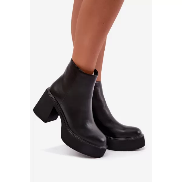  Dámske členkové topánky BOTO 5303 BLACK 