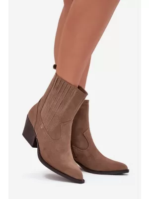 Dámske členkové topánky BOTO NC1339K/6350 KHAKI