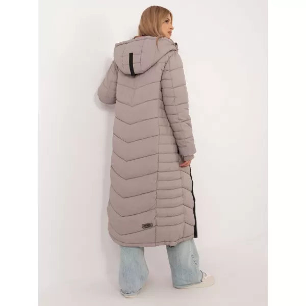  Dámsky kabát SUBLEVEL D51160XB44540A1 DARK BEIGE 