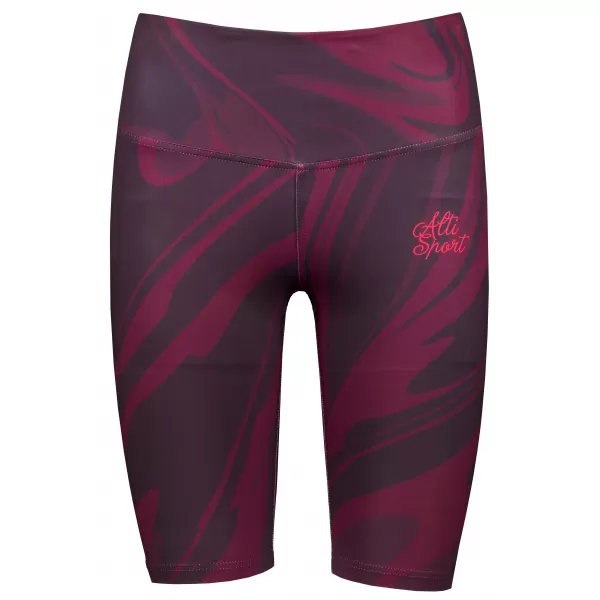  Dámske legíny nad kolená premium (nové veľkosti) ALTISPORT VOJ/ALW072LEG06 WINE-RED 