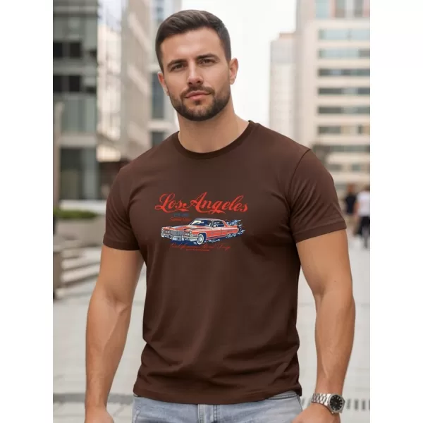  Pánske tričko DSTREET NX0055R-CH HNEDÁ 