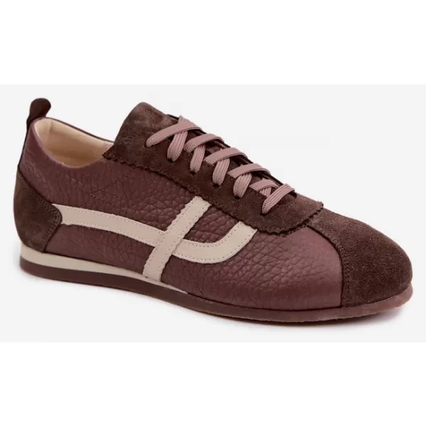 Dámske tenisky ZAZOO N1402S2/ CHOCOLATE 