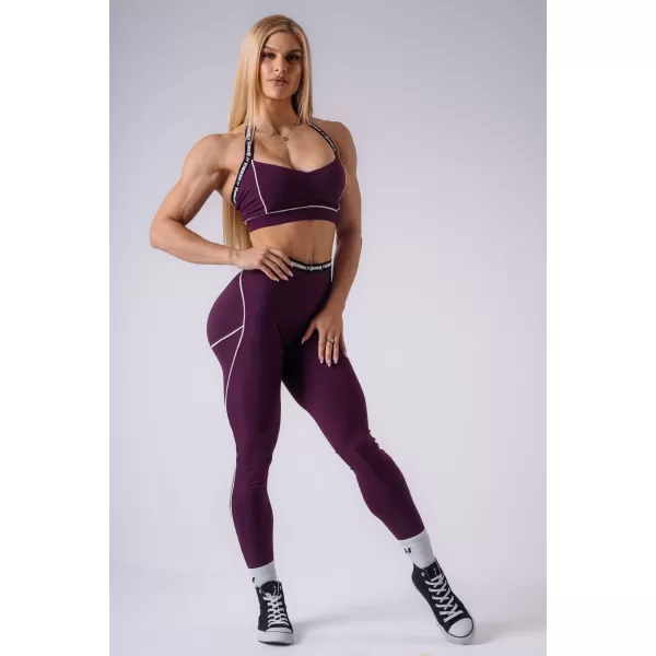  Dámske legíny NEBBIA OLYMPIA HIGH-WAIST 935 BORDO 