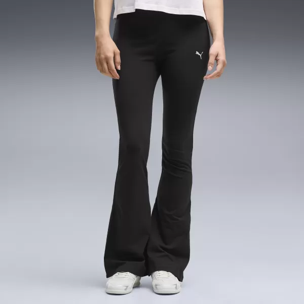  Dámske legíny PUMA ESS HIGH-WAIST FLARED LEGGINGS 63154201 PUMA BLACK 