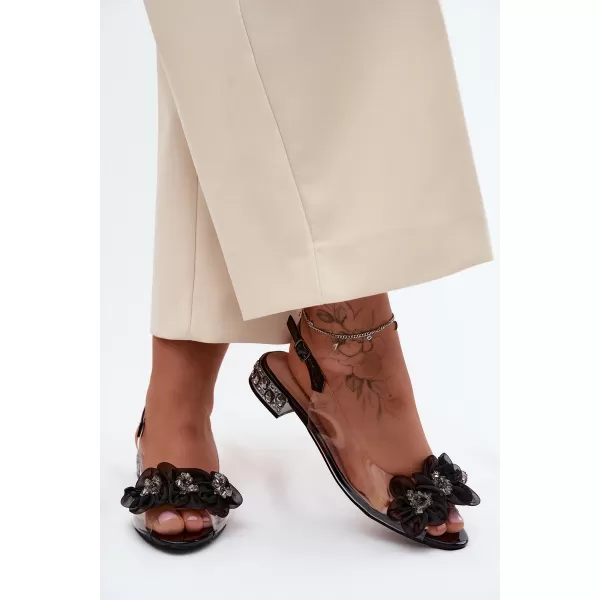  Dámske sandále D&A MR61-9006 BLACK 