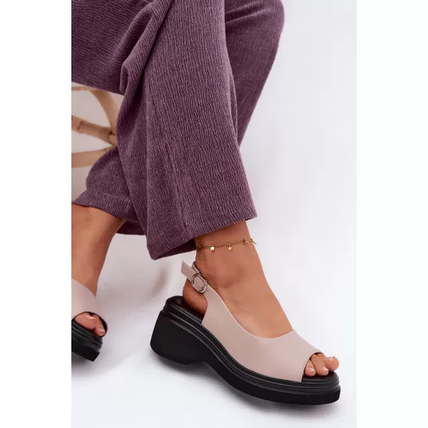  Dámske sandále VINCEZA 66936 BEIGE 