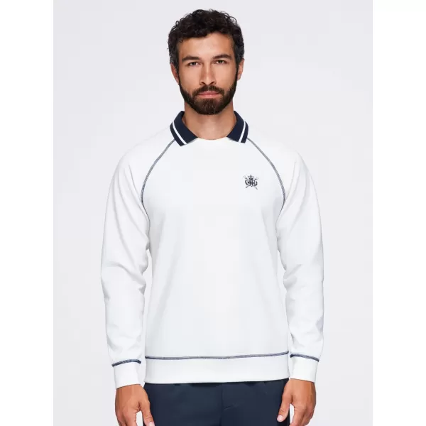  Pánska mikina OMBRE OM-SSNZ-0269 OFF-WHITE 