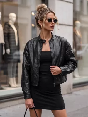 Dámska bunda DSTREET TY5849 ČIERNA